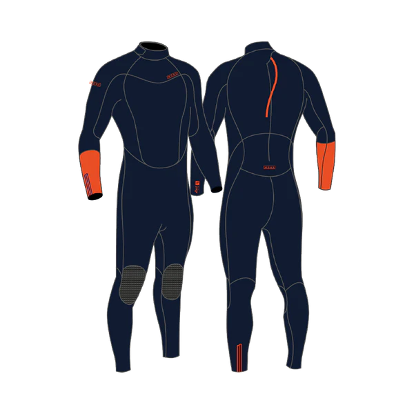 PIONEER YOUTH 3/2 BACKZIP STEAMER BOY NAVY/ORANGE - YOUTH'S WETSUITS 23